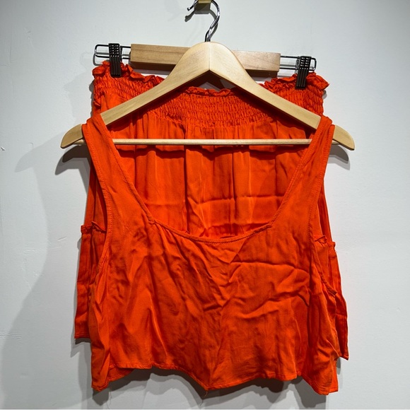 Anthropologie Smocked Cover Up Mini Skirt Set - Picture 5 of 14